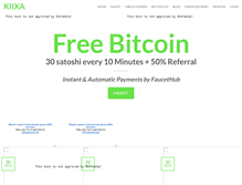 Tablet Screenshot of kiixa.com